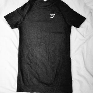 Gymshark S Black Marl Seamless T-shirt